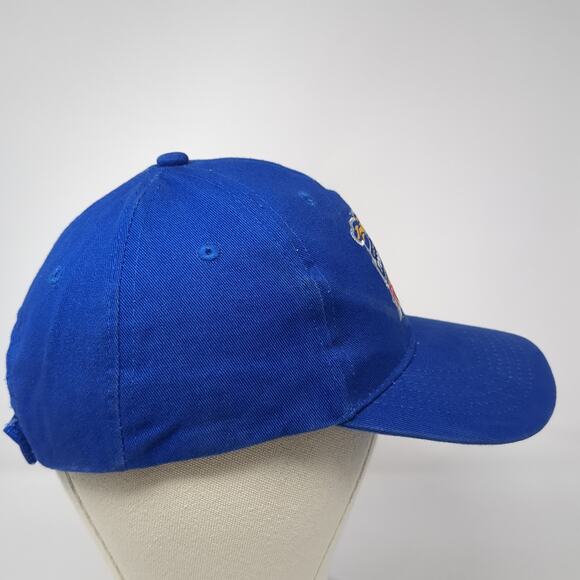 2016 Torch Run 30th Anniversary Strapback Baseball Cap Blue One Size BWM Global - Picture 5 of 10